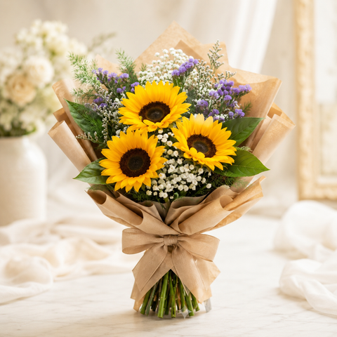 Sunlit Meadow Sunflower Bouquet