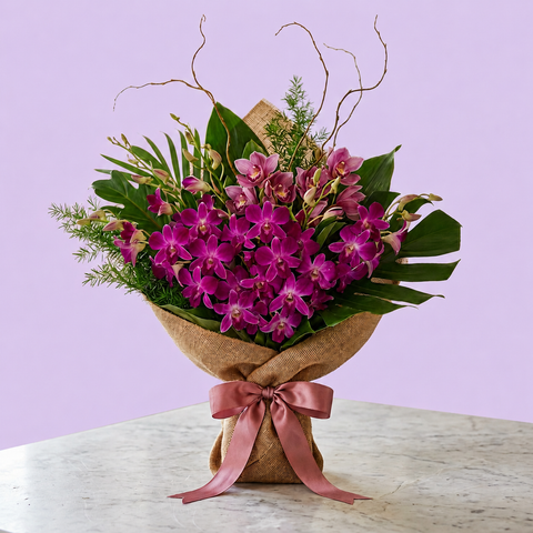 Royal Orchid Elegance Bouquet  Small Description