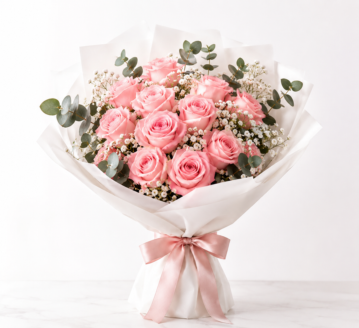 White Lily Arrangement
